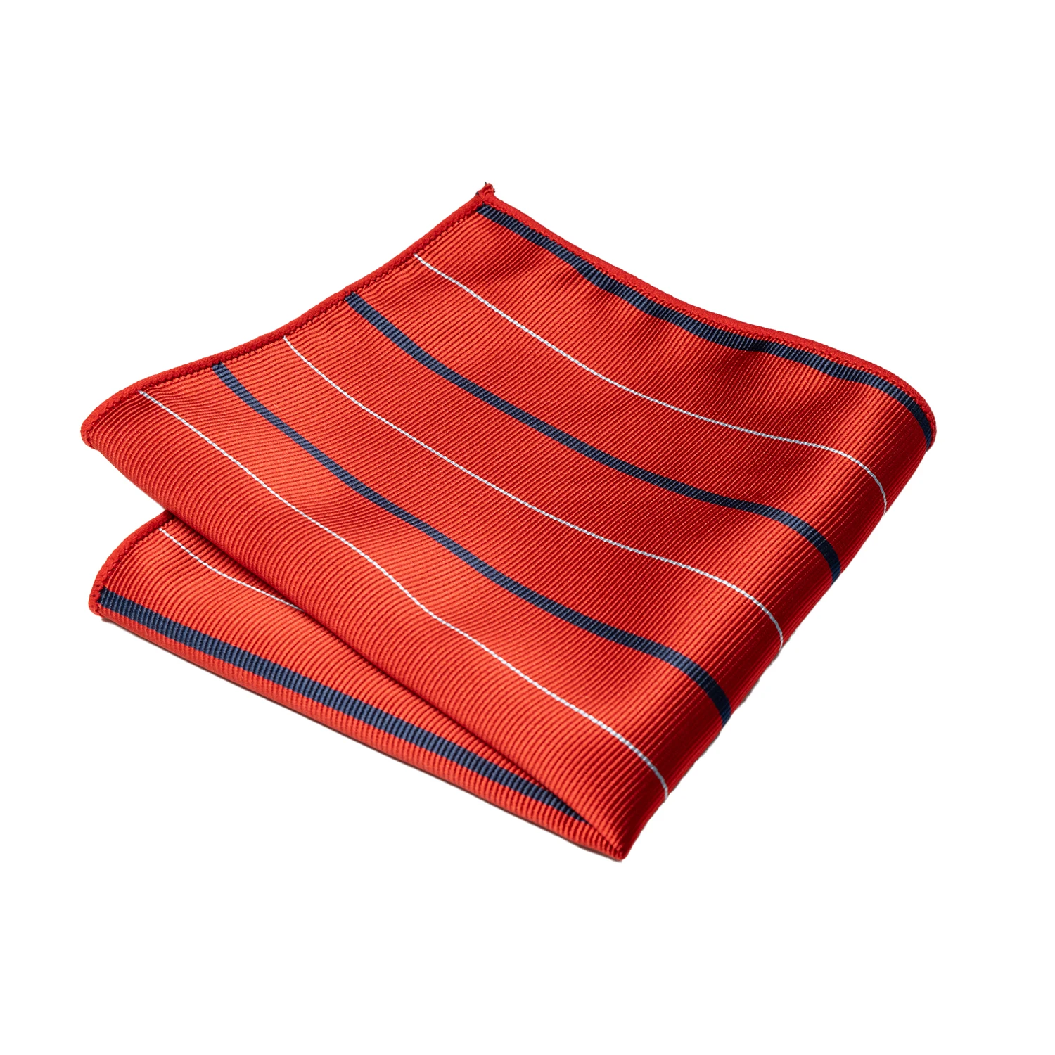 4pcs Men's Classic Pocket Square Towel Paisley Striped Handkerchief Suit Shirt Accessories Wedding Party Navy Red Hanky