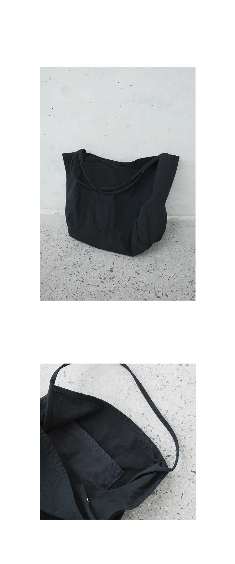 UMI MAO Yamamoto Dark Niche Design Large Capacity Thick Open Shoulder Bag Handbag Shopping Bag Canvas Bag Men Women Femme Y2K