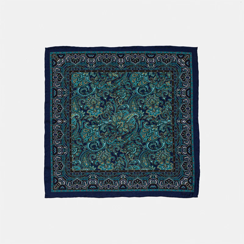 Luxury Pocketsquare Silk Hankerchief Silk PocketSquare Suit Handkerchief Men accessorie Business tuxido Accessories Mens Fashion