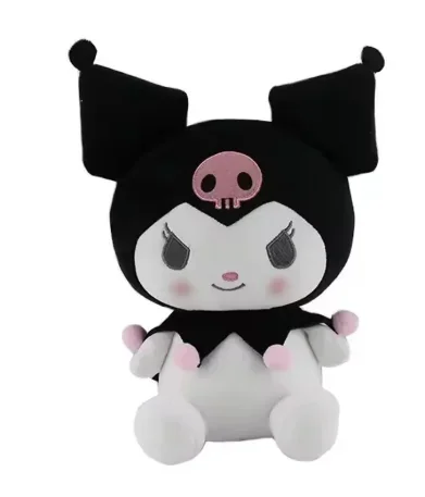 =2026 New Kawaii 25cm Sanrio Plush Toy Jade Dog Kuromi Dressing Doll Doll Plush Toy Stuffed Animal Patung Dolls Birthday Gift