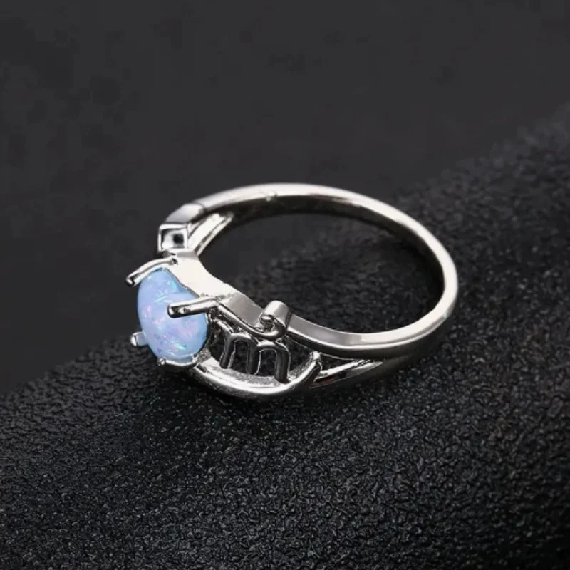 MOM Mother Rings Anniversary Day Gift Two-tone Design Love Cubic Zircon Wedding Rings Exquisite Fashion Jewelry for Women