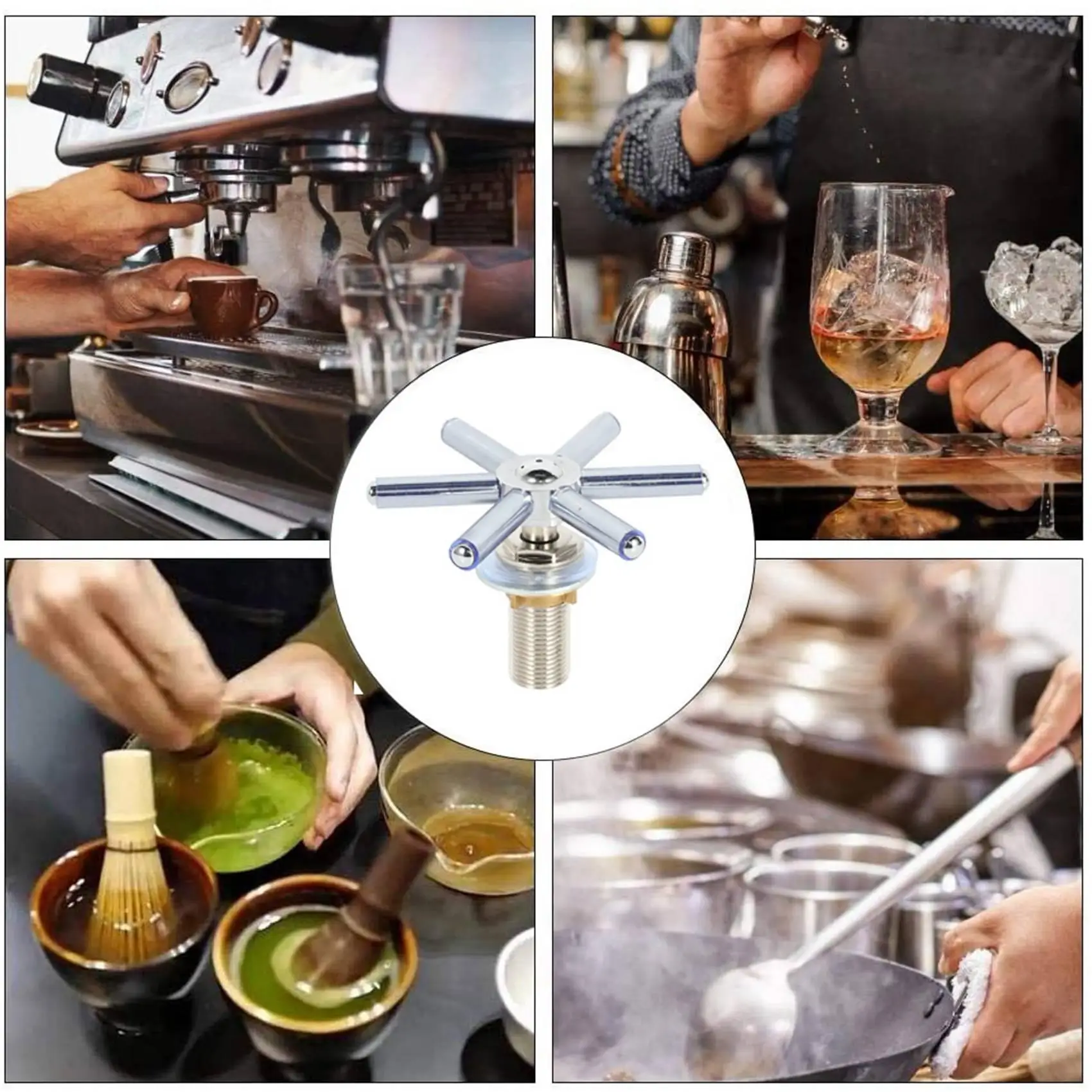 Stainless Steel Pitcher Rinser Faucet Head for Glass Cup Bottle Washer Cleaner Beer Bar Glass Rinser Faucet Sink Accessories
