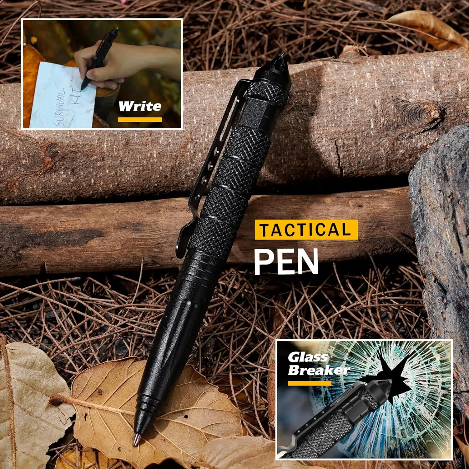 (No flint) Outdoor Adventure Survival Kit SOS Emergency First Aid Kit Camping Equipments Self-defense EDC Box