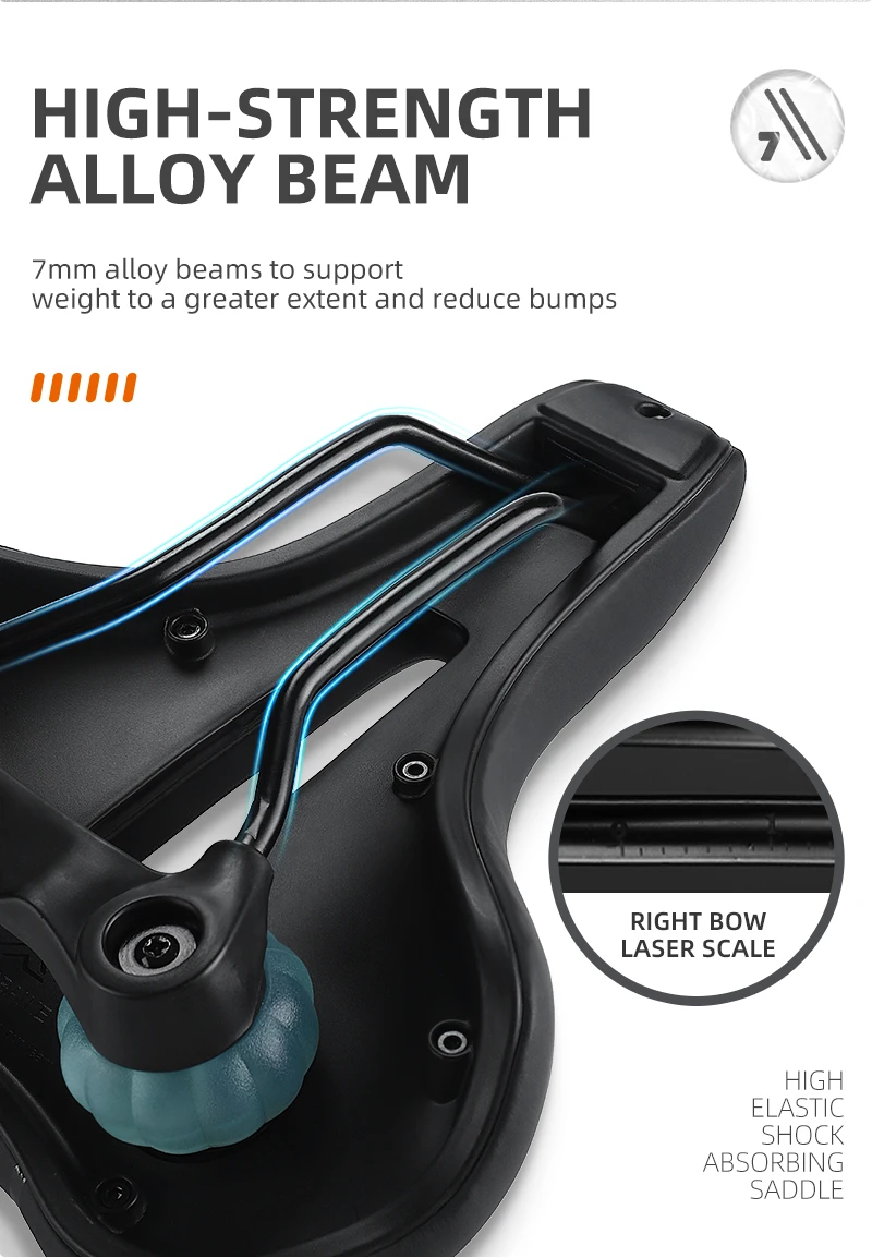 WEST BIKING Bicycle Saddle MTB Road Bike Hollow Breathable Seat Cushion Waterproof Soft Shock Absorption Cycling Saddle Parts