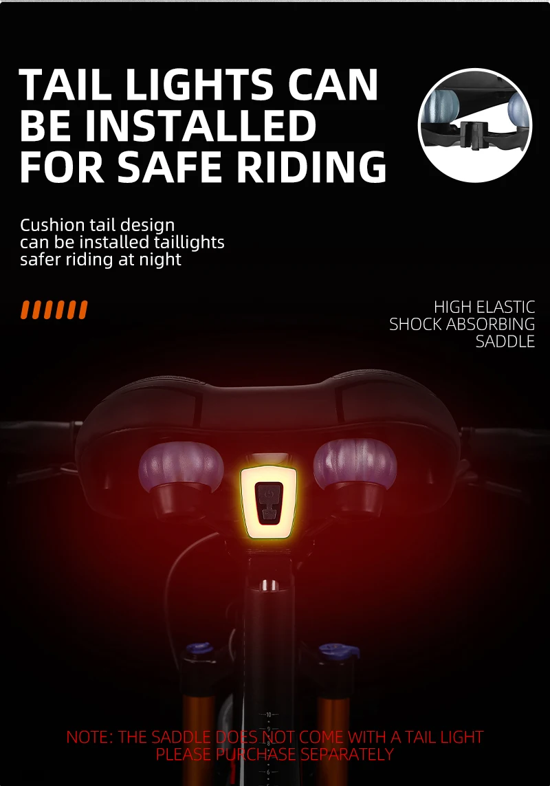 WEST BIKING Bicycle Saddle MTB Road Bike Hollow Breathable Seat Cushion Waterproof Soft Shock Absorption Cycling Saddle Parts