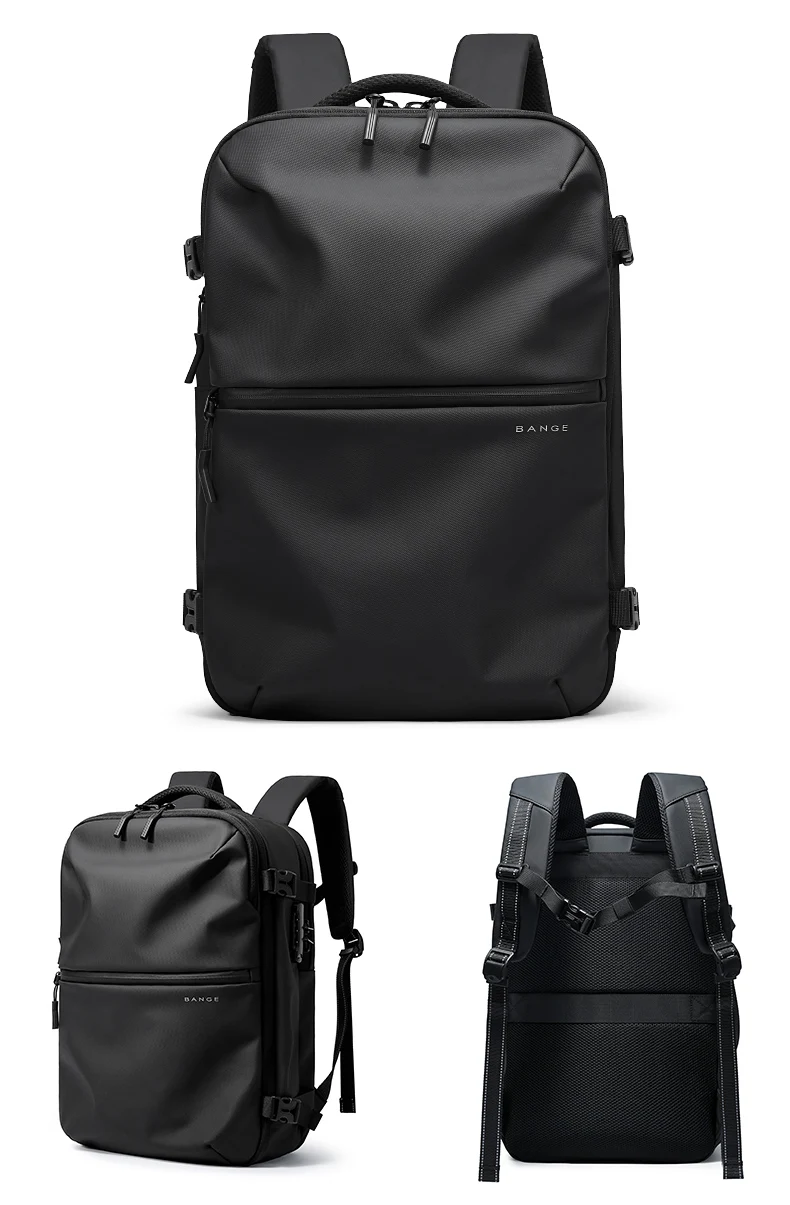 BANGE Anti-Theft Cabin Bag Wet And Dry Separation Travel Backpack for Men Women Hand Luggage 15.6 inch Laptop Backpacks for Male