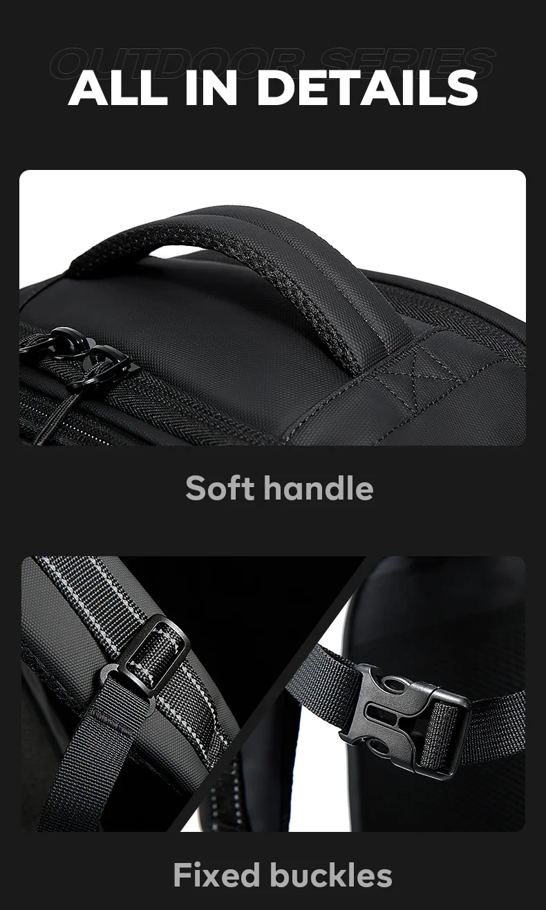 BANGE Anti-Theft Cabin Bag Wet And Dry Separation Travel Backpack for Men Women Hand Luggage 15.6 inch Laptop Backpacks for Male