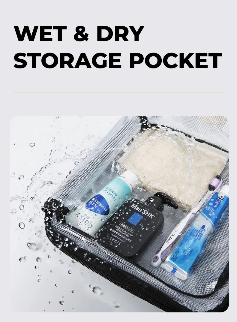 BANGE Anti-Theft Cabin Bag Wet And Dry Separation Travel Backpack for Men Women Hand Luggage 15.6 inch Laptop Backpacks for Male