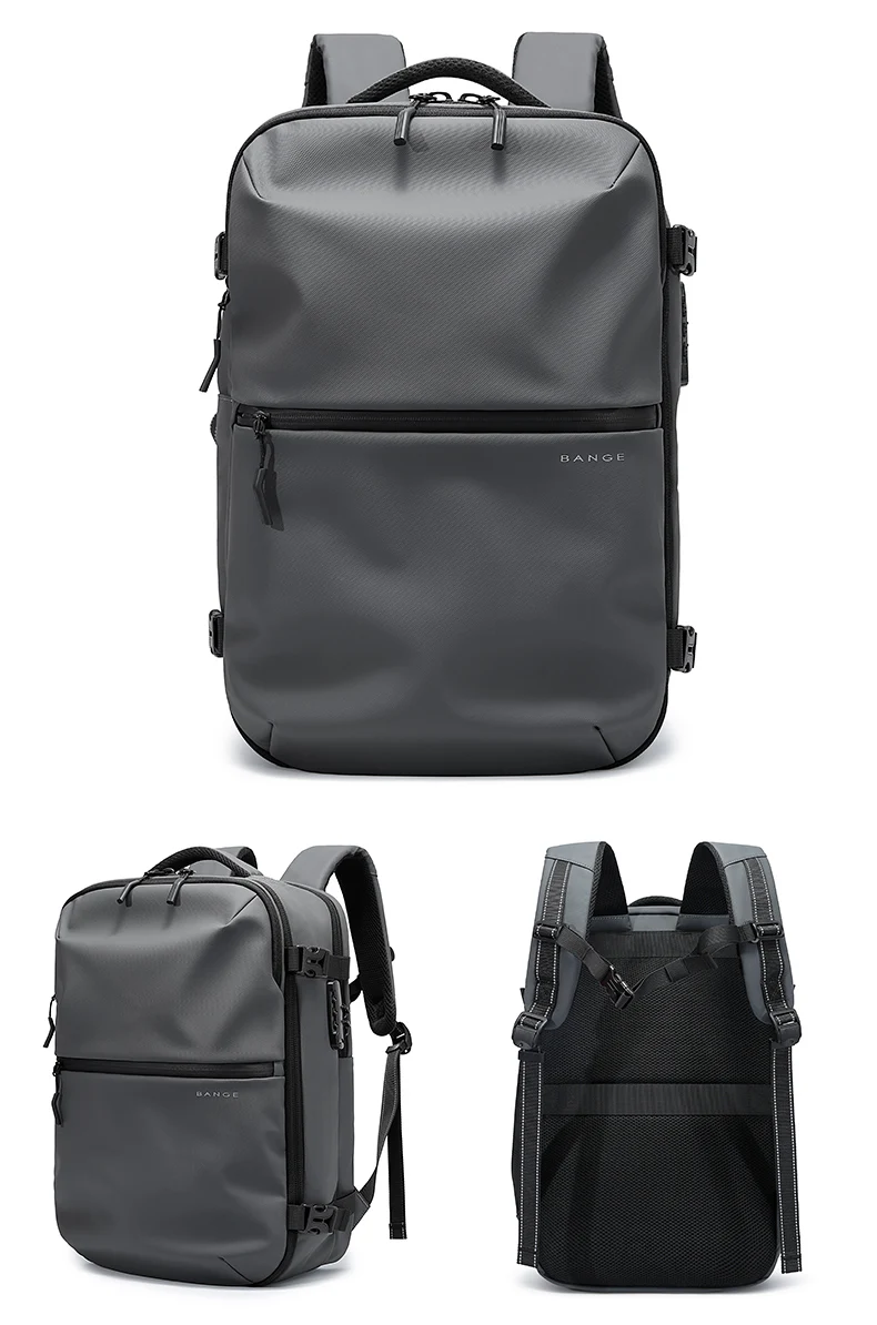 BANGE Anti-Theft Cabin Bag Wet And Dry Separation Travel Backpack for Men Women Hand Luggage 15.6 inch Laptop Backpacks for Male