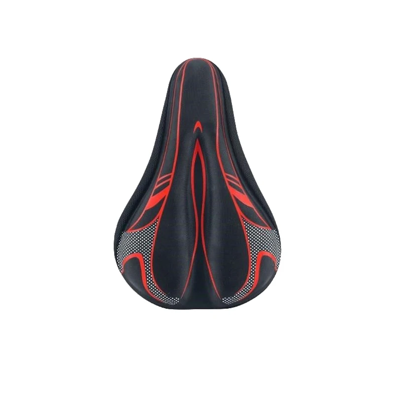 Bike Seat Cushion, Silicone Gel Padded Saddle Cover Bike Seat Cover For Men Women, Adjustable Soft Padding Bicycle Seat Cushion