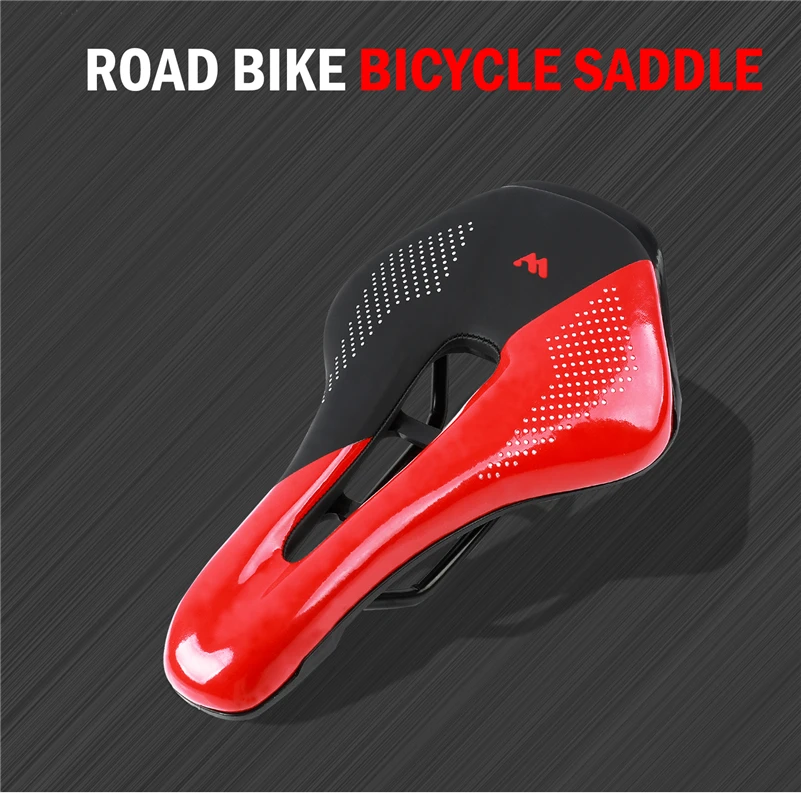 WEST BIKING Thickened Bike Saddle Dual Shock Balls Comfort Hollow Non-Slip Soft Cushion For MTB Road Bike Cycling Accessories