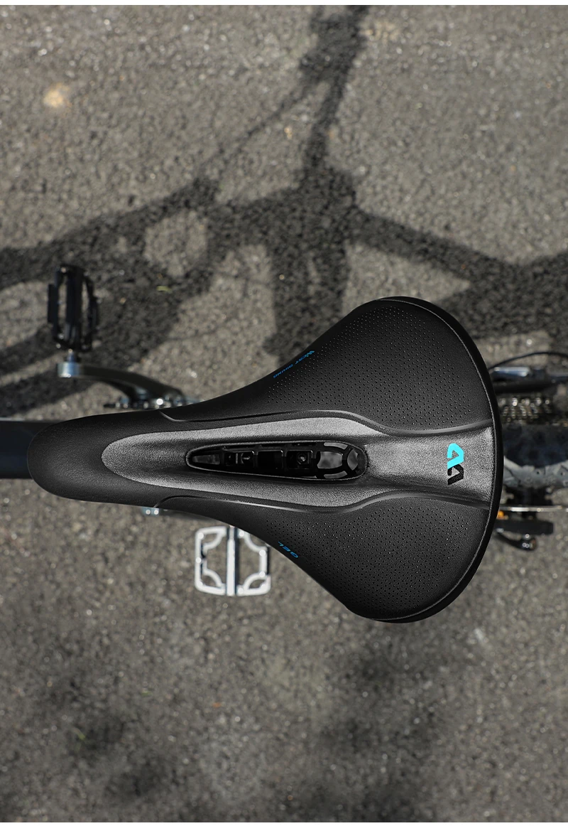 WEST BIKING Thickened Bike Saddle Dual Shock Balls Comfort Hollow Non-Slip Soft Cushion For MTB Road Bike Cycling Accessories