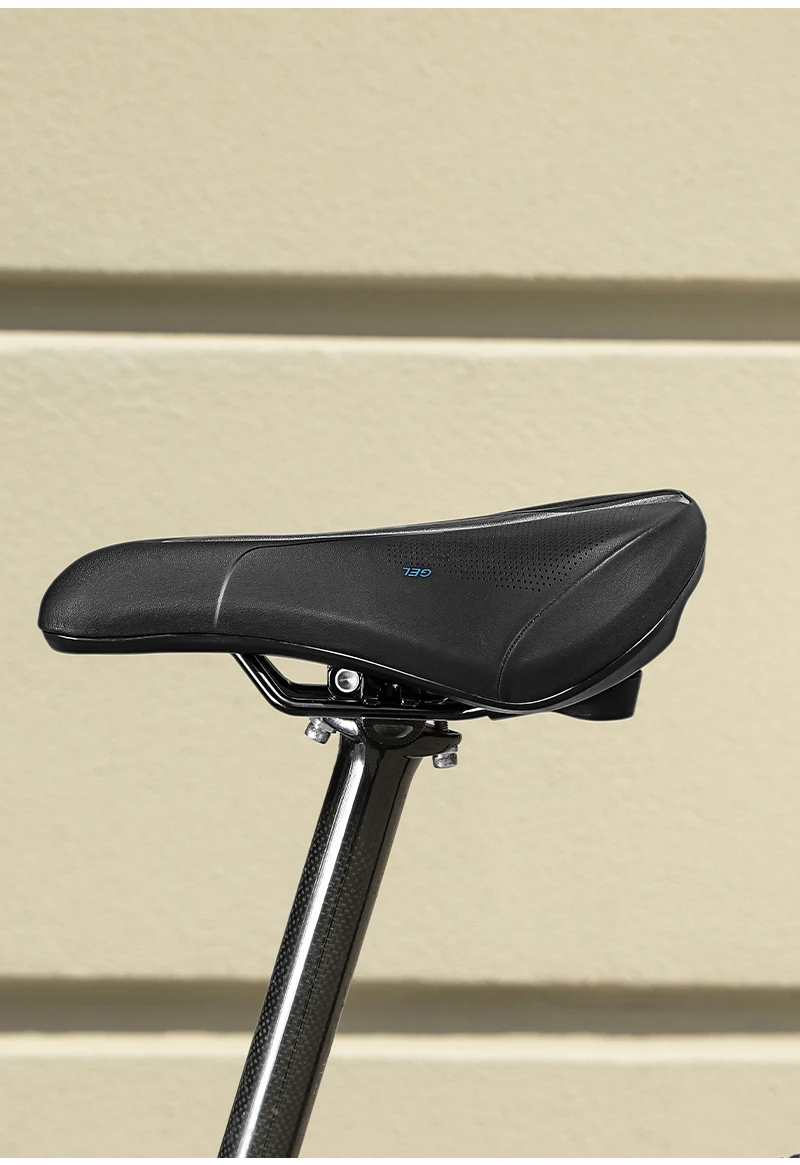 WEST BIKING Thickened Bike Saddle Dual Shock Balls Comfort Hollow Non-Slip Soft Cushion For MTB Road Bike Cycling Accessories
