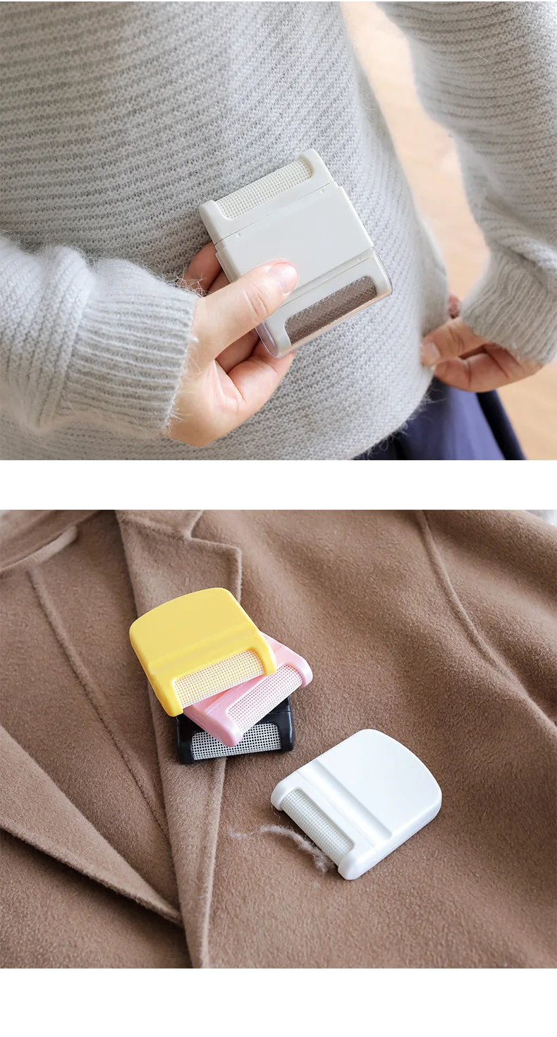 2548-2 Mini Lint Remover Manual Hair Ball Trimmer Fuzz Pellet Cut Machine Portable Epilator Sweater Cloth Shaver Cleaning Tool