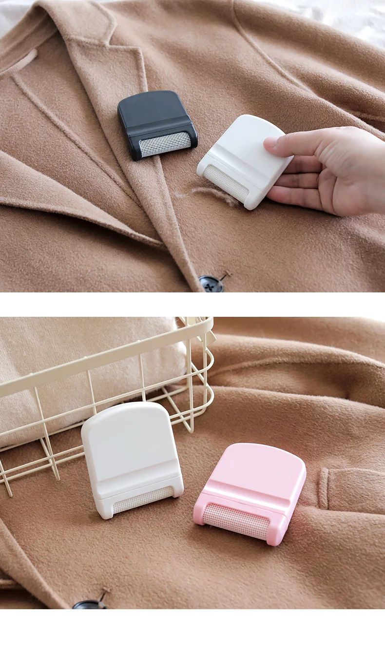2548-2 Mini Lint Remover Manual Hair Ball Trimmer Fuzz Pellet Cut Machine Portable Epilator Sweater Cloth Shaver Cleaning Tool