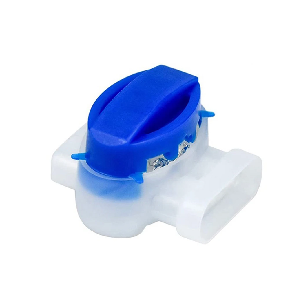 10-100pcs Waterproof Cable Clamps Wire Connectors For Garden Auto Lawn Mower 3 Pore Terminal Blocks Robotic Lawnmower Connectors