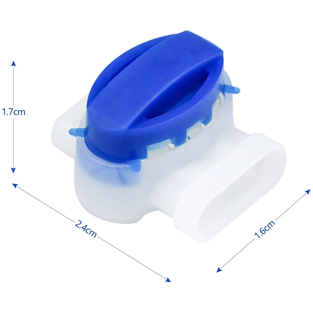 10-100pcs Waterproof Cable Clamps Wire Connectors For Garden Auto Lawn Mower 3 Pore Terminal Blocks Robotic Lawnmower Connectors