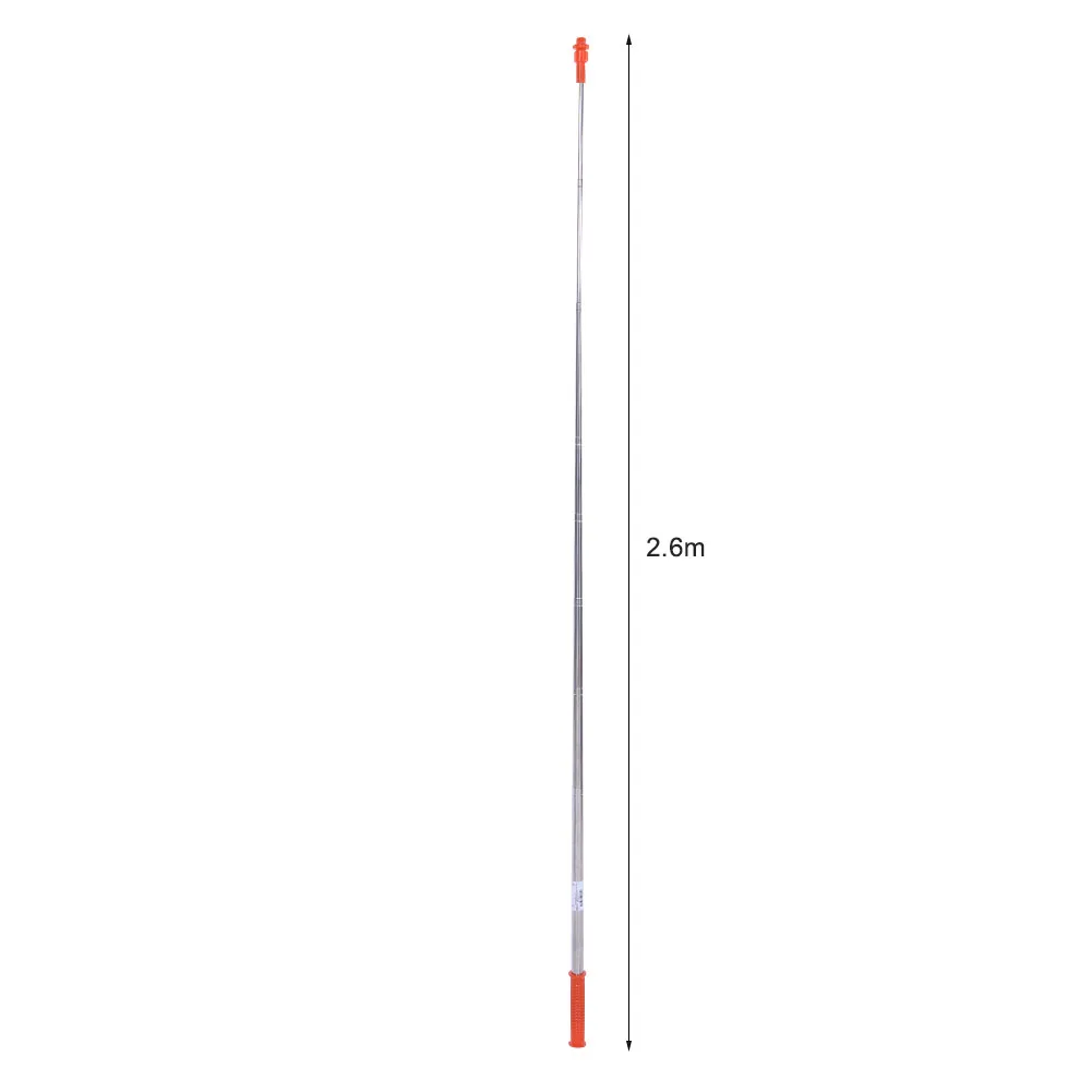 Stainless Steel Sprayer Pipe 2.6m Stainless Steel Spray Extension Pipe Sprayer Tool for Garden Green Space Extension Pole