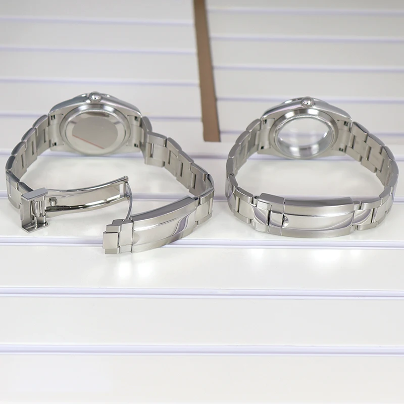 36mm 40mm Watch Case Bracelets Sapphire Glass Parts For Seiko nh35 nh36 Miyota 8215 Movement 28.5mm Dial Stainless Steel oyster