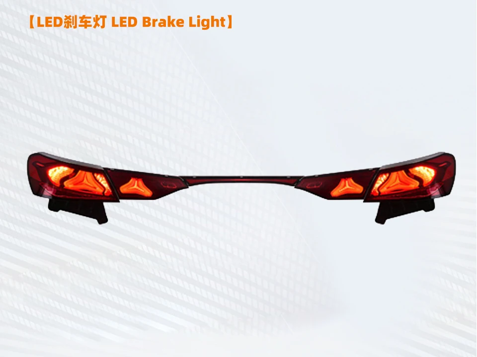 For Mercedes Benz C Class W206 2021-2025 New E-Class W214 Style LED Tail Lights Smoked Dynamic Animation Sequential Rear Lamp