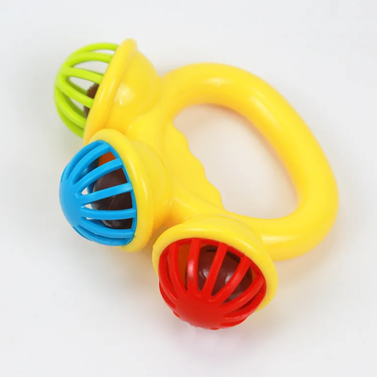 1-4PCS Baby Hand Rattle Ball Toy Newborn Grasping Hand Bell Sensory Toy Kids Safety Materials Toys for 0-24 Months Baby Children