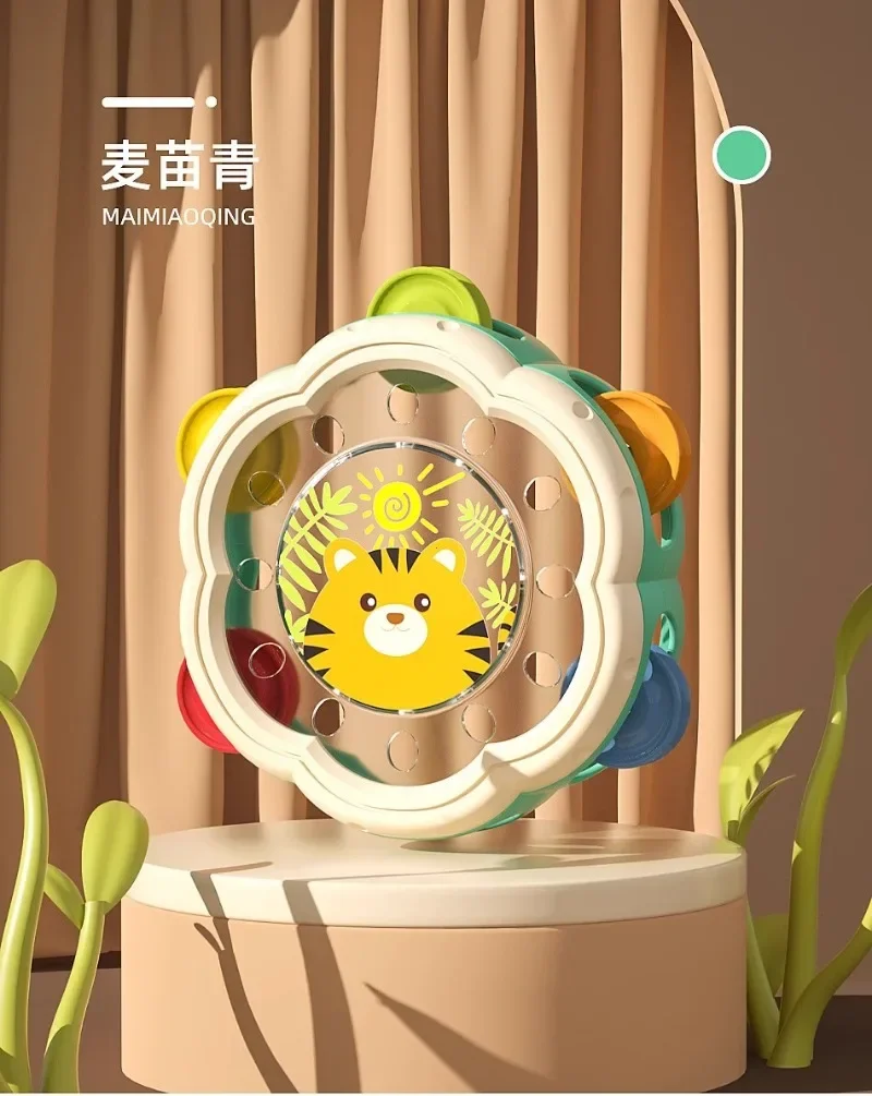 Baby Musical Instruments Drum Toys Montessori Learning Toys for Toddlers 1-3 Baby Early Hand Development Interactive Music Toys