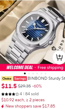 BINBOND Orginal Brand Quartz Watches For Men Luxury Luminous Stainless Steel Chronograph Men's Watch Hombre Elegante Reloj