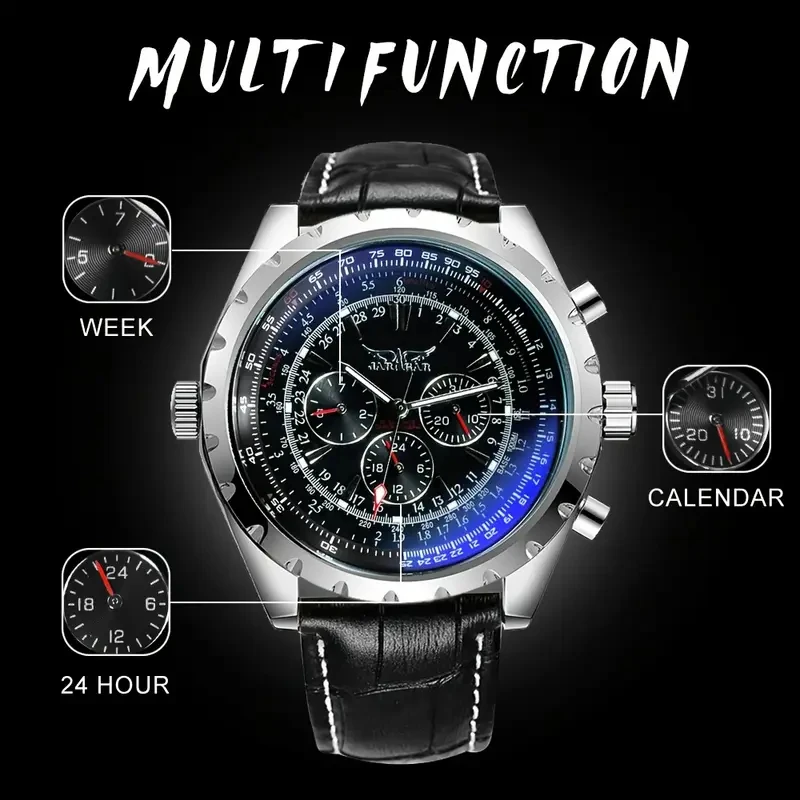 High-End Men's Watches Are a Stylish and Functionally Practical Mechanical Timepiece Made of Stainless Steel, Featuring a Hollow Design and a Large Dial. Its Attractive Appearance Makes It Suitable for Everyday Gifts, and It Requires No Batteries. It Is a Stylish, Business-Casual, Versatile, and Handsome Men's Watch with a Unique Personality.