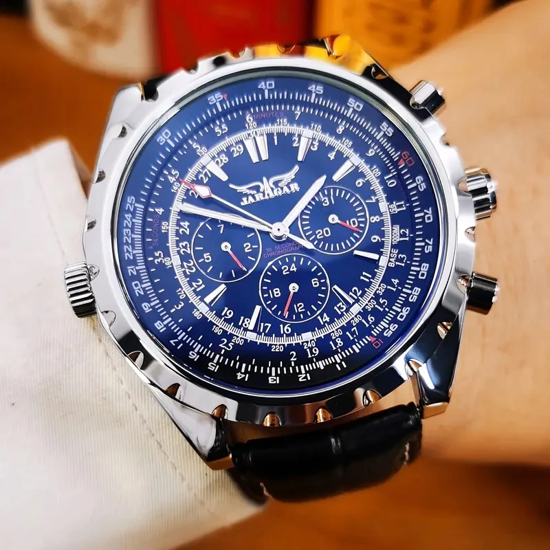 High-End Men's Watches Are a Stylish and Functionally Practical Mechanical Timepiece Made of Stainless Steel, Featuring a Hollow Design and a Large Dial. Its Attractive Appearance Makes It Suitable for Everyday Gifts, and It Requires No Batteries. It Is a Stylish, Business-Casual, Versatile, and Handsome Men's Watch with a Unique Personality.
