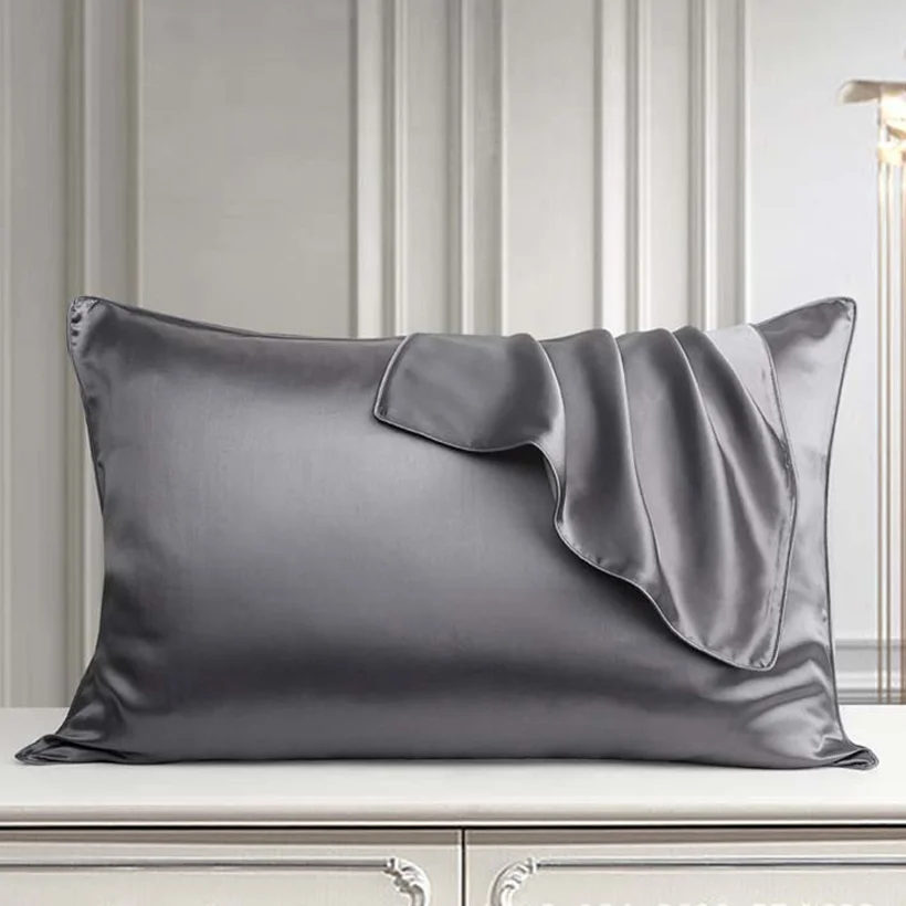 100% Mulberry Silk Pillow Case 2pcs Natural Real Silk Protect Hair Skin Pillowcase Customized Size Bedding Pillow Cases Cover