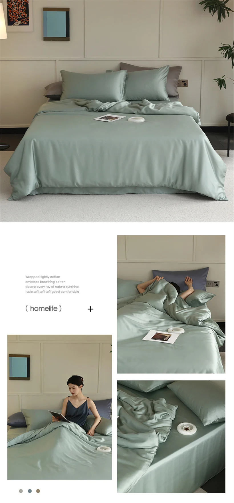 High End Mulberry Silk Duvet Cover Luxurious Double Sides 100% Silk Blanket Cover for Kids Adults 1 Piece Smooth Quilt Covers