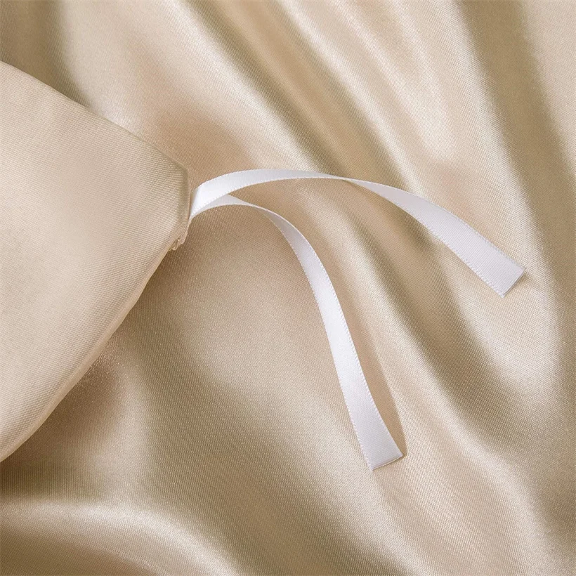 High End Mulberry Silk Duvet Cover Luxurious Double Sides 100% Silk Blanket Cover for Kids Adults 1 Piece Smooth Quilt Covers