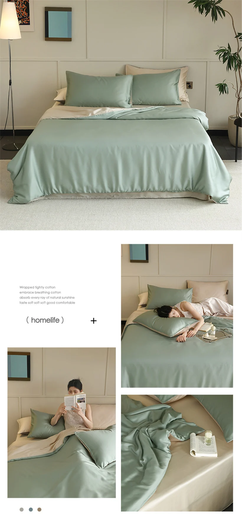 High End Mulberry Silk Duvet Cover Luxurious Double Sides 100% Silk Blanket Cover for Kids Adults 1 Piece Smooth Quilt Covers