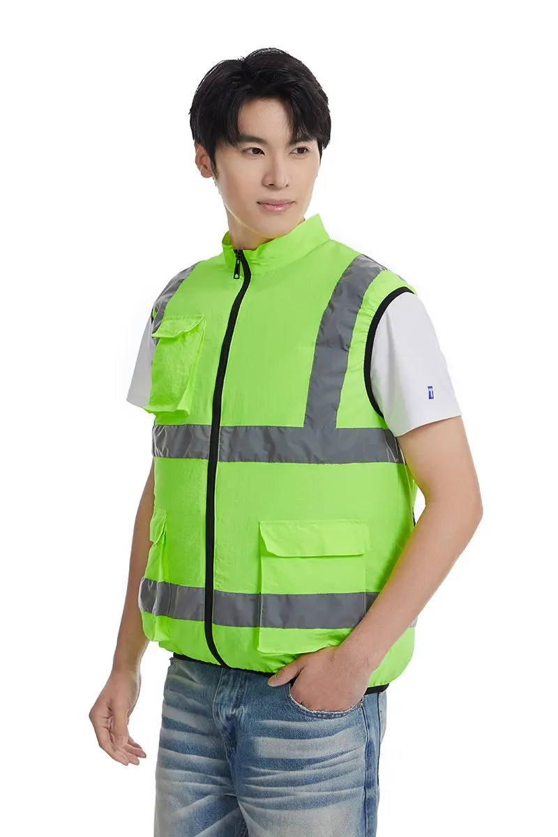 AKOOUS 6500 RPM 12V/5V USB 3-Fans Cooling Vest Air Conditioned Clothes Men Women Outdoor Work Fishing Body Cooling Jacket