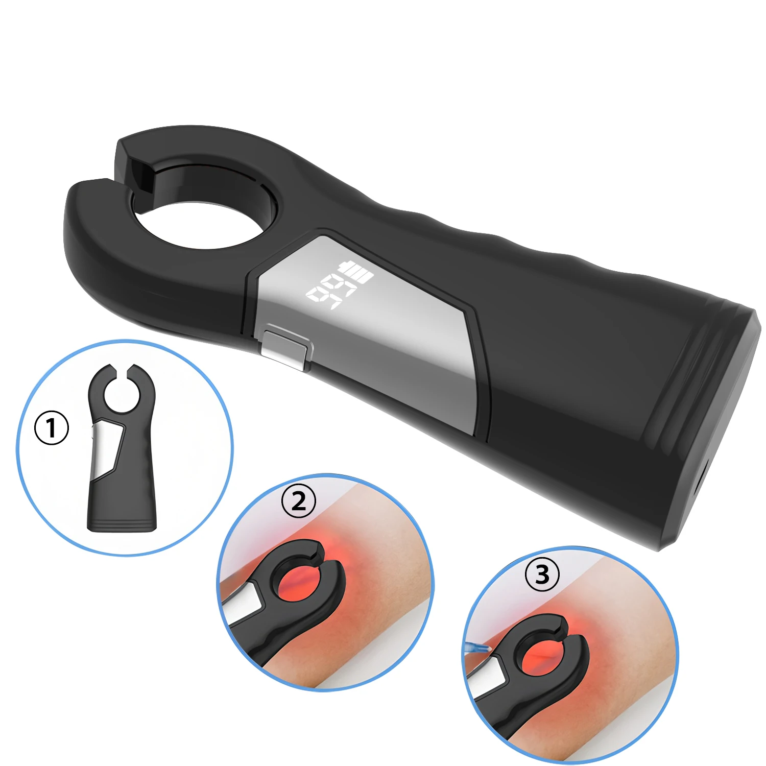Wireless Vein Finder - Portable Medical Vein Locator for Nurses, Injection Assistant, Blood Draw Helper, Detector Device