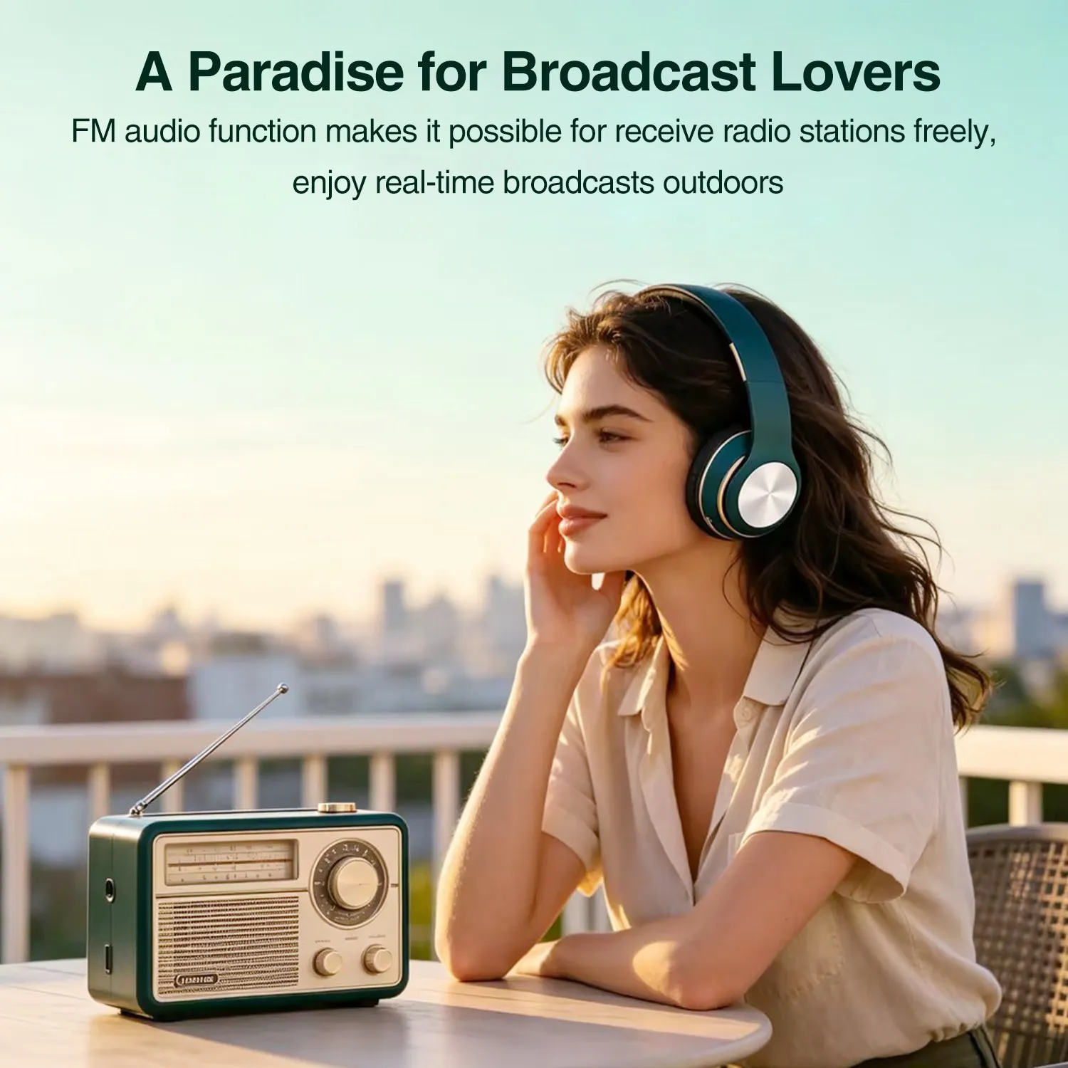 Wireless Bluetooth Headphones Noise Cancellation Headset Foldable Sport Earphone Game Headset with Microphone HI-FI Stereo Sound