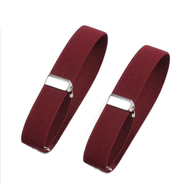 HOT 2Pcs Mens Sleeve Garters Holders Elastic Armband Shirt Sleeve Holder Women Men Fashion Adjustable Non-Slip Arm Cuffs Bands