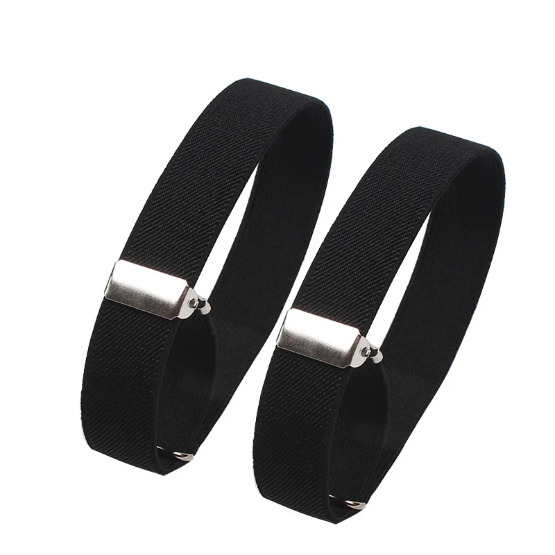 HOT 2Pcs Mens Sleeve Garters Holders Elastic Armband Shirt Sleeve Holder Women Men Fashion Adjustable Non-Slip Arm Cuffs Bands
