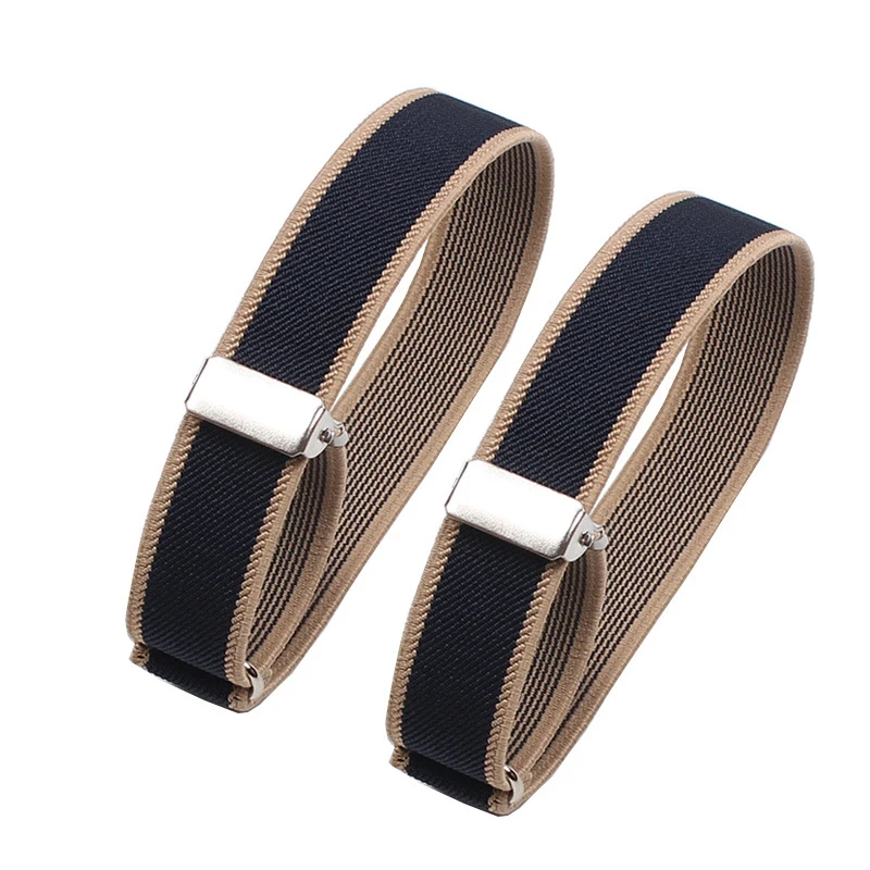 HOT 2Pcs Mens Sleeve Garters Holders Elastic Armband Shirt Sleeve Holder Women Men Fashion Adjustable Non-Slip Arm Cuffs Bands