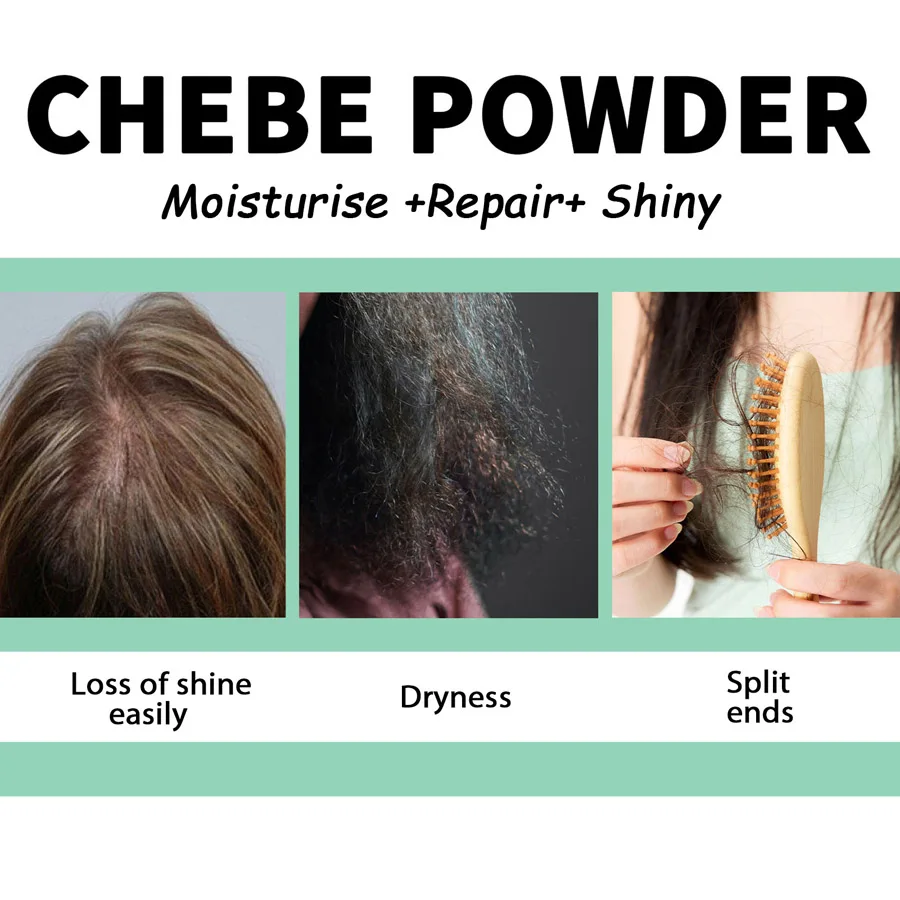 GOIPLE Chebe Hair Care Products Deep Nourish & Moisturize Conditioner Smoothing Anti-loss Breakage Hair Oil or Butter or Powder