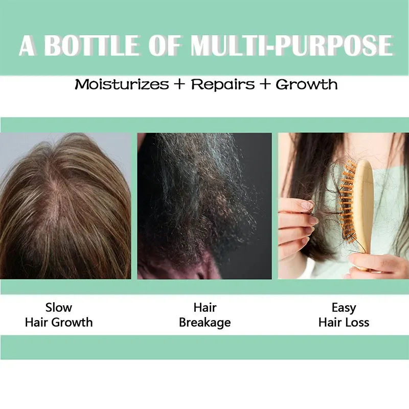 African Hair Growth Chebe Oil Anti Loss Treatment Chebe Powder Serum Strengthen Care Thicken Essence Repair Damaged Moisturizer