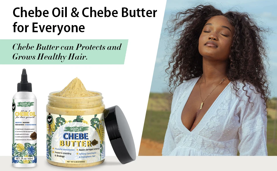 African Hair Growth Chebe Oil Anti Loss Treatment Chebe Powder Serum Strengthen Care Thicken Essence Repair Damaged Moisturizer