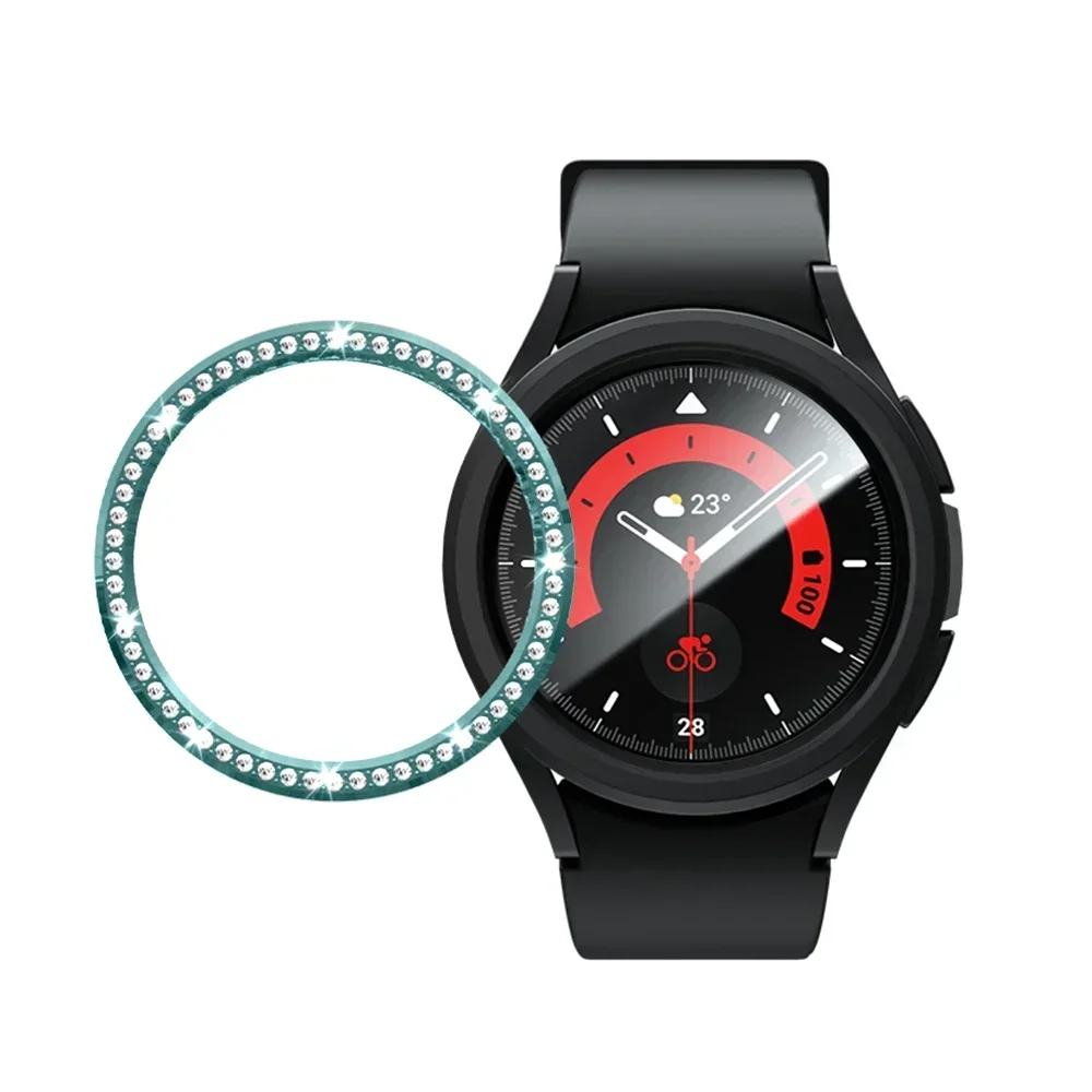 Diamond Bezel for Samsung Galaxy Watch 6 43mm 47mm Diamond Decoration Bezel Protector Protective Case for Galaxy Watch6