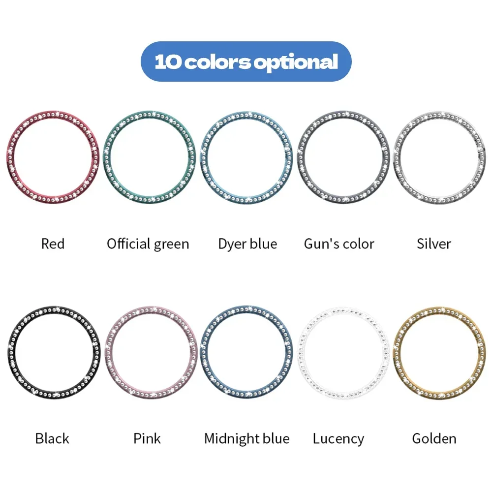 Diamond Bezel for Samsung Galaxy Watch 6 43mm 47mm Diamond Decoration Bezel Protector Protective Case for Galaxy Watch6