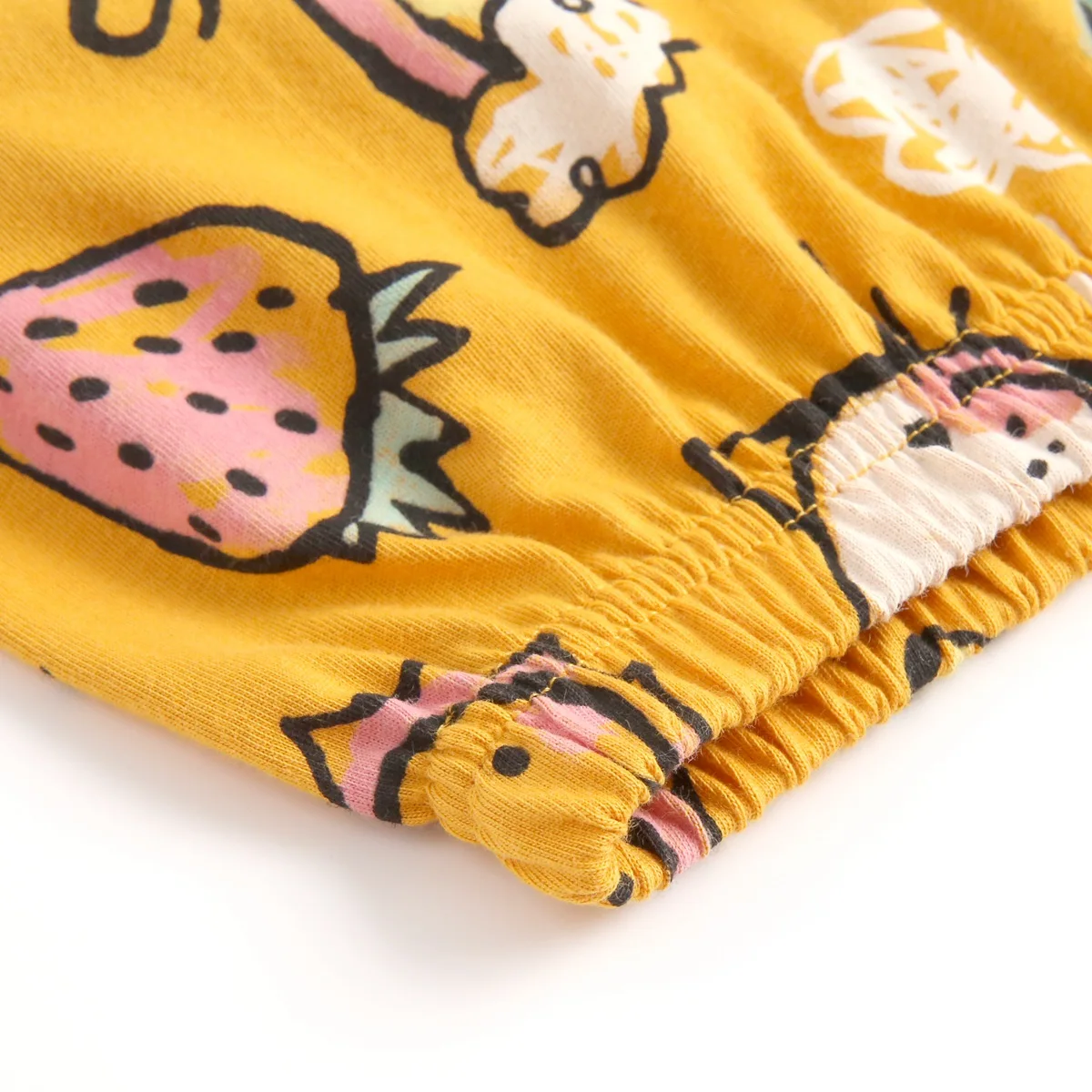 Sanlutoz Newborn Baby Boys Girls Clothing Sets Cotton Long Sleeve Tops + Pants 2Pcs Pajamas