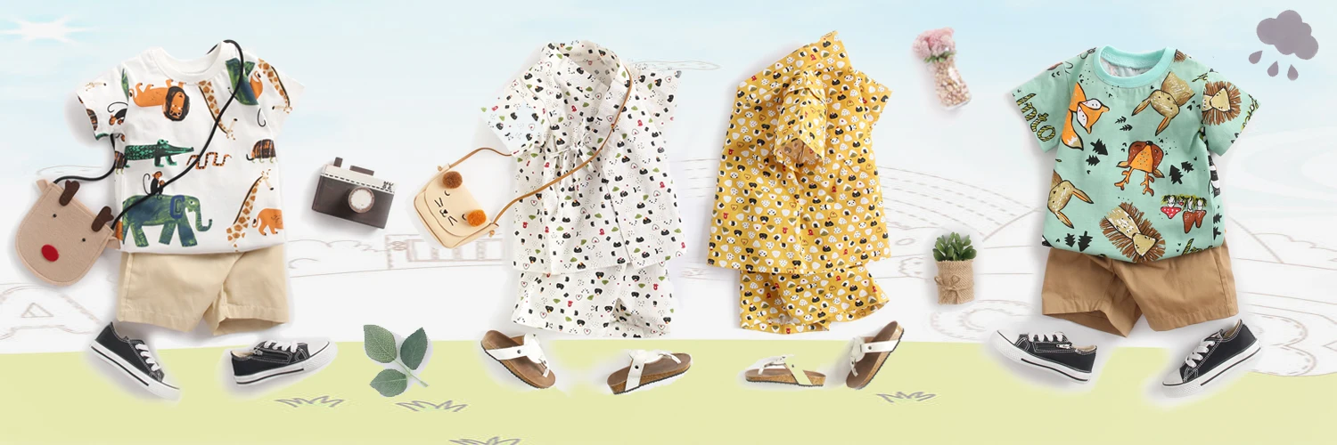 Sanlutoz Newborn Baby Boys Girls Clothing Sets Cotton Long Sleeve Tops + Pants 2Pcs Pajamas