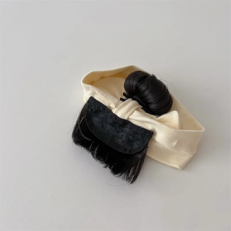 New Year Christmas Infant Baby Girl Hair Accessories Wig Hat 0-1Y Newborn Children Kids Girls Bow Cosplay Headbands Headwear
