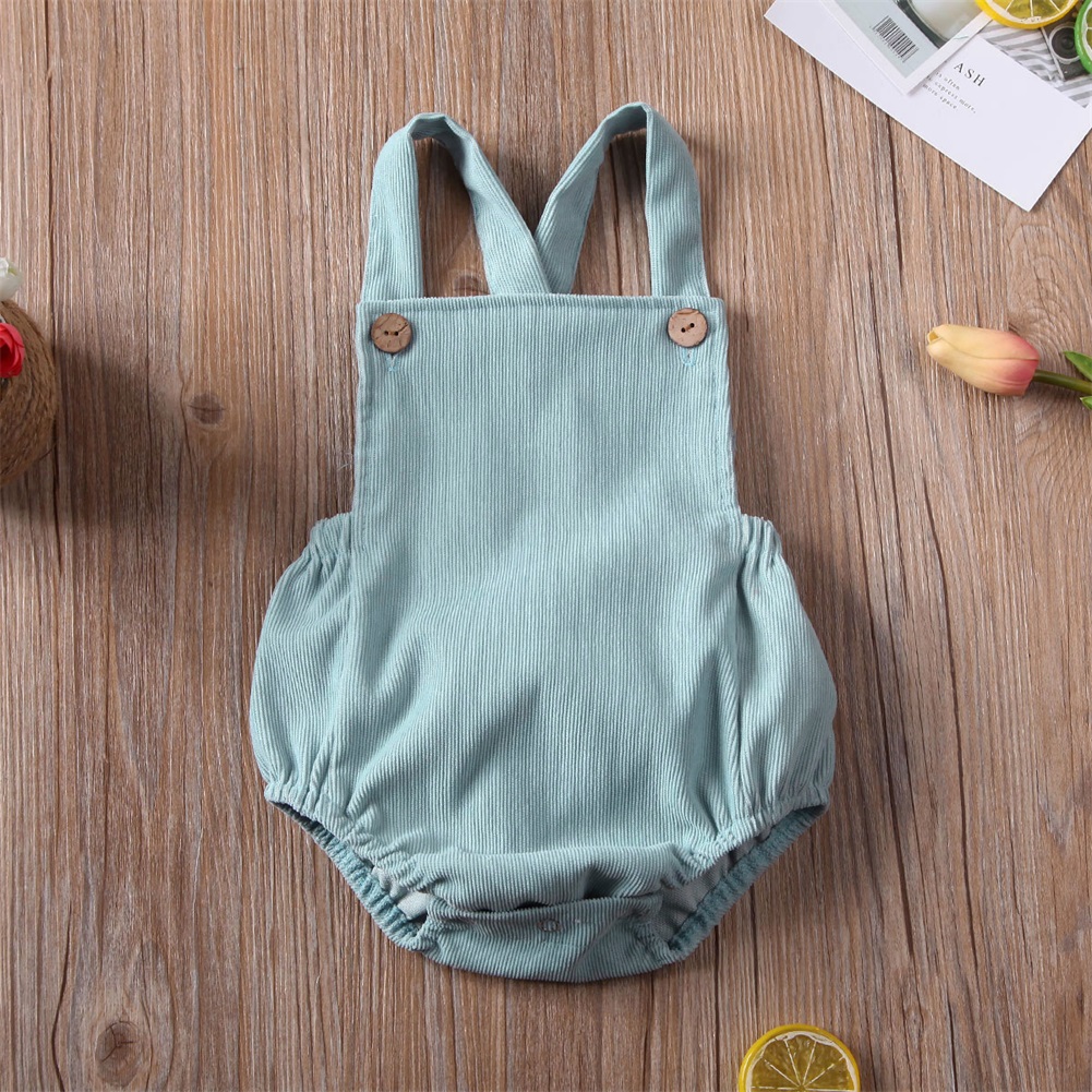 Citgeett Summer Solid Baby Boy Girl Toddler Newborn Jumpsuit Bodysuit Cute Clothes Outfit Clothing 0-24M