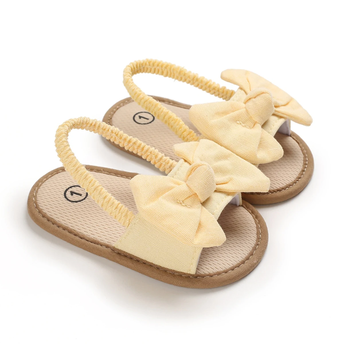 Infant Non-Slip First Walkers Footwear 0-18 Months Baby Girls Sweet Flowers Sandals Summer Soft Sole Flat Princess Dress Shoes