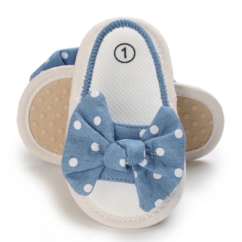 Infant Non-Slip First Walkers Footwear 0-18 Months Baby Girls Sweet Flowers Sandals Summer Soft Sole Flat Princess Dress Shoes